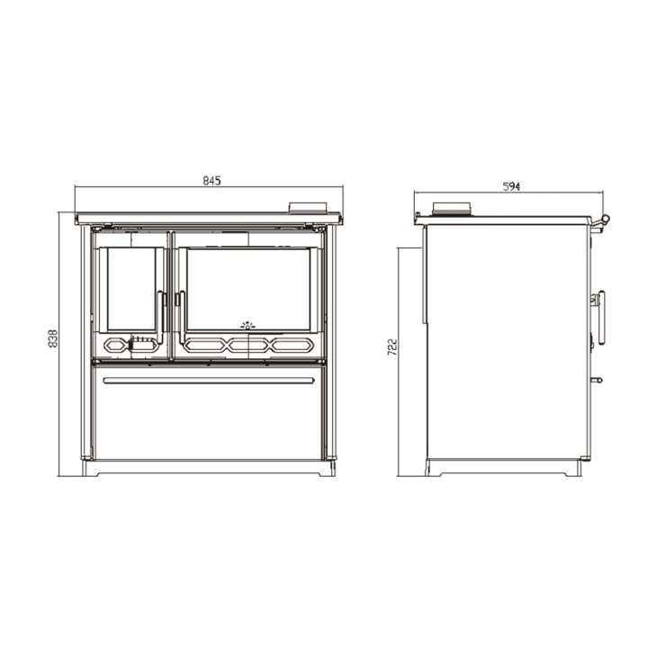 COCINA IRON 850 GLASS