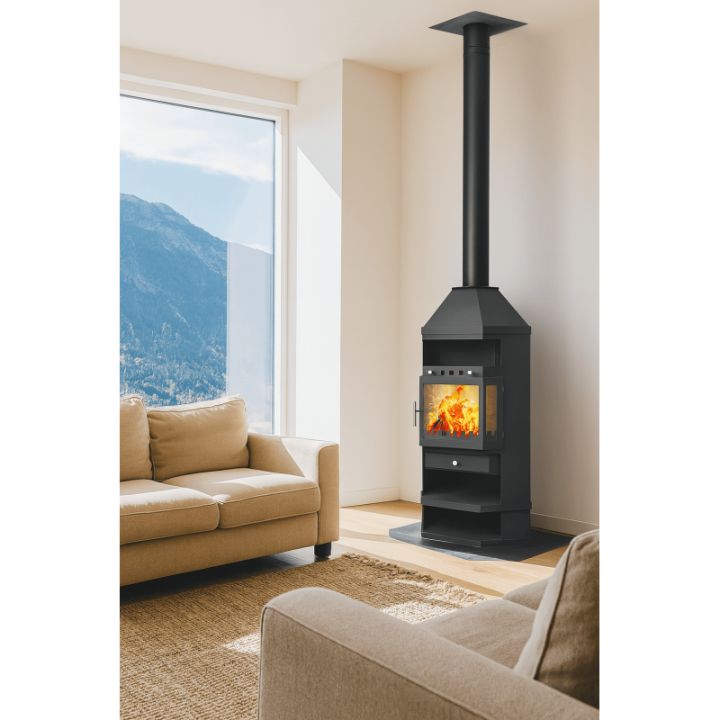 ESTUFA DE LEÑA LINAM ESQUINA