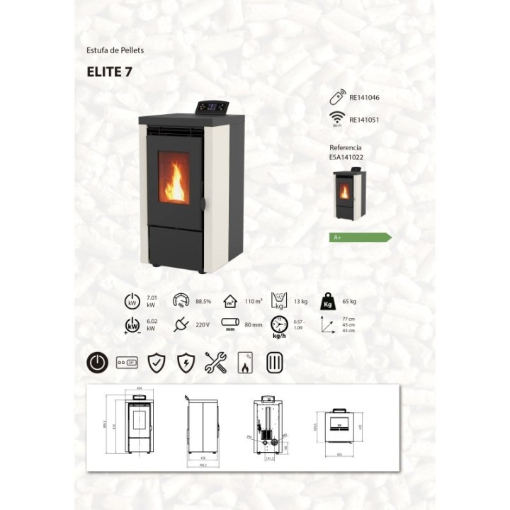 ESTUFA DE PELLET ELITE 7