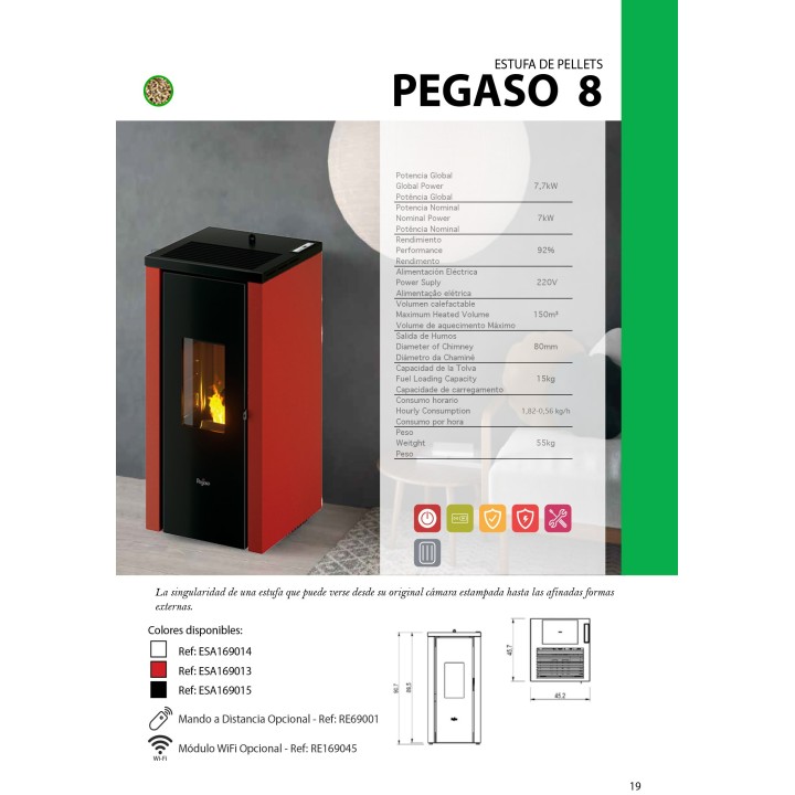 PEGASO 8 BURDEOS