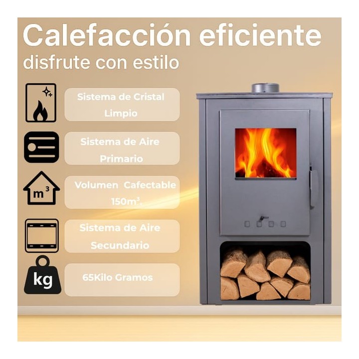 ESTUFA DE LEÑA SAMIRA